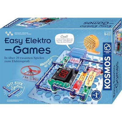 Kosmos 620998 Easy Elektro Spiele – Elektronik-Experimentierkasten Spielerisches Lernen über elektronische Schaltkreise durch Minispiele Kosmos 620998 Easy Elektro Spiele – Elektronik-Experimentierkasten Spielerisches Lernen über elektronische Schaltkreise durch Minispiele