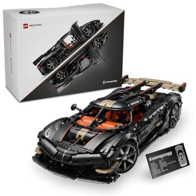 Lego Technic Koenigsegg Sadair’s Spear Hypercar Auto Modellbau für Erwachsene Mint Rennauto mit V8-Kolbenmotor, Triplex-Dämpfern & Geistermodus Geschenk für Autoliebhaber 42232 Lego Technic Koenigsegg Sadair’s Spear Hypercar Auto Modellbau für Erwachsene Mint Rennauto mit V8-Kolbenmotor, Triplex-Dämpfern & Geistermodus Geschenk für Autoliebhaber 42232