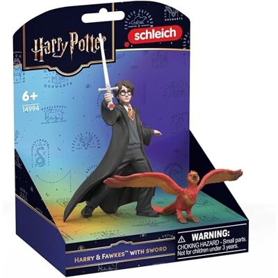 Schleich Harry Potter Harry Potter & Fawkes mit Schwert 14994 3 Teile Jungenfigur mit beweglichem Arm & Phönix Figur Sammelfiguren & Geschenk für Kids & Sammler ab 6 Jahren 3-teiliges Set Schleich Harry Potter Harry Potter & Fawkes mit Schwert 14994 3 Teile Jungenfigur mit beweglichem Arm & Phönix Figur Sammelfiguren & Geschenk für Kids & Sammler ab 6 Jahren 3-teiliges Set