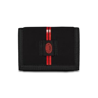 Seven Milan Geldbörse mit Verschluss, Schwarz, Taglia Unica, Modern Seven Milan Geldbörse mit Verschluss, Schwarz, Taglia Unica, Modern