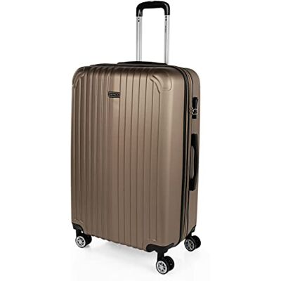 ITACA Koffer Groß, Koffer Mit Rollen Für Komfortable Reisen Mit Stabiler Bauweise ITACA Koffer Groß, Koffer Mit Rollen Für Komfortable Reisen Mit Stabiler Bauweise