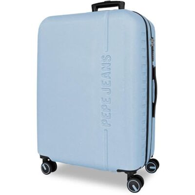 Pepe Jeans Montana Mittelblauer Koffer 48x68x27 cm, starrer ABS-Verschluss mit integriertem TSA-Verschluss 72 L 4.14 kg Pepe Jeans Montana Mittelblauer Koffer 48x68x27 cm, starrer ABS-Verschluss mit integriertem TSA-Verschluss 72 L 4.14 kg