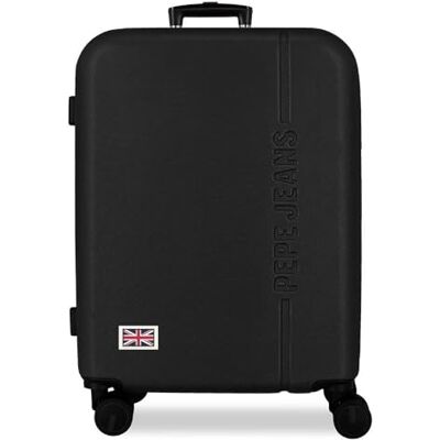 Pepe Jeans Aris Mittelgroßer Koffer, 48 x 68 x 27 cm, starres ABS-Kombinationsschloss, integriertes 72L 3.48kg, Handgepäck mit 4 Doppelrädern, von Joumma Bags Pepe Jeans Aris Mittelgroßer Koffer, 48 x 68 x 27 cm, starres ABS-Kombinationsschloss, integriertes 72L 3.48kg, Handgepäck mit 4 Doppelrädern, von Joumma Bags
