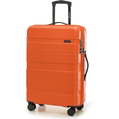 WITTCHEN COMODO Line Mittelgroßer Koffer Trolley Hartgepäck aus ABS TSA Schloss Reisekoffer Check-In Gepäck Größe M Orange WITTCHEN COMODO Line Mittelgroßer Koffer Trolley Hartgepäck aus ABS TSA Schloss Reisekoffer Check-In Gepäck Größe M Orange