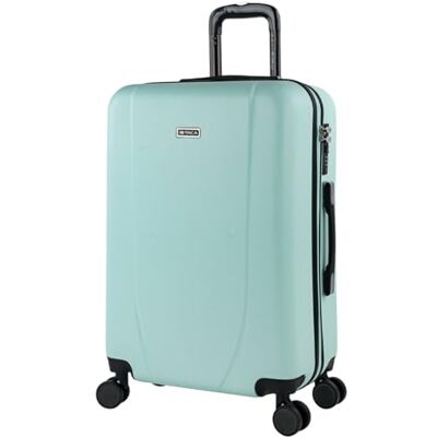 ITACA Maletas Medianas Maleta Mediana 4 Ruedas, Maleta Viaje Mediana, Maletas De Viaje, Maleta Mediana. Candado Con combinacion, Verde Menta ITACA Maletas Medianas Maleta Mediana 4 Ruedas, Maleta Viaje Mediana, Maletas De Viaje, Maleta Mediana. Candado Con combinacion, Verde Menta
