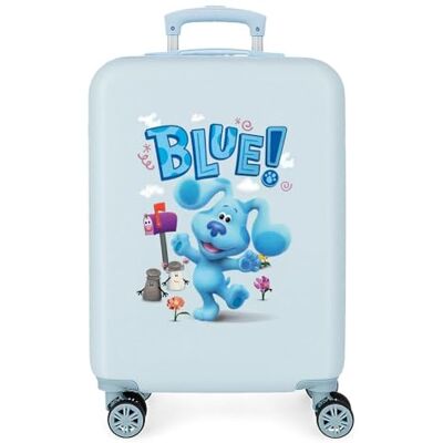 Roll Road Blue´s Clues and you Kabinentasche, Blau, 34 x 55 x 20 cm, starr, ABS, seitlicher Zahlenkombinationsverschluss, 32 kg, 4 Doppelrollen Roll Road Blue´s Clues and you Kabinentasche, Blau, 34 x 55 x 20 cm, starr, ABS, seitlicher Zahlenkombinationsverschluss, 32 kg, 4 Doppelrollen