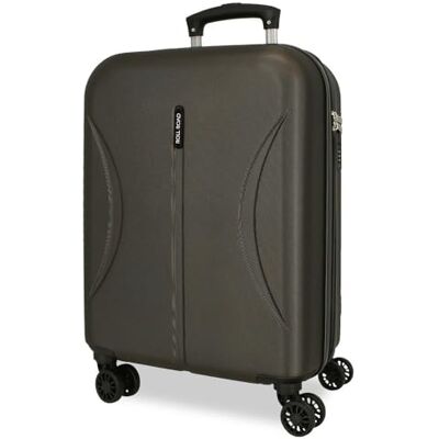 Roll Road Joumma Formentera Kabinenkoffer, 38 x 55 x 20 cm, starres, integriertes Kombinationsschloss aus ABS, 35L 2.6kg, 4 Doppelrollen, Handgepäck, Anthrazit Roll Road Joumma Formentera Kabinenkoffer, 38 x 55 x 20 cm, starres, integriertes Kombinationsschloss aus ABS, 35L 2.6kg, 4 Doppelrollen, Handgepäck, Anthrazit