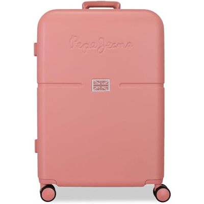 Pepe Jeans Accent Koffer, mittelgroß, Rosa, 48 x 70 x 28 cm, starr, 3,22 kg, TSA-Verschluss, ABS, 3,22 kg, 79 LExtensible by Joumma Bags, Rosa, Talla única, Mittelgroßer Koffer Pepe Jeans Accent Koffer, mittelgroß, Rosa, 48 x 70 x 28 cm, starr, 3,22 kg, TSA-Verschluss, ABS, 3,22 kg, 79 LExtensible by Joumma Bags, Rosa, Talla única, Mittelgroßer Koffer