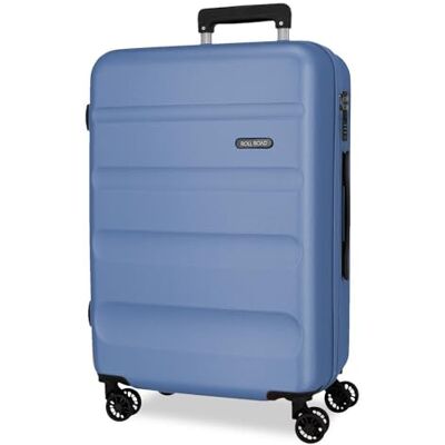 Roll Road Flex Großer Jeanskoffer, 52 x 75 x 30 cm, starres ABS-Seitenkombinationsschloss 97L 3.8 kg, 4 Doppelräder Roll Road Flex Großer Jeanskoffer, 52 x 75 x 30 cm, starres ABS-Seitenkombinationsschloss 97L 3.8 kg, 4 Doppelräder