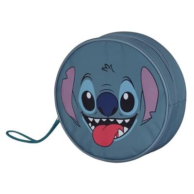 Disney Lilo und Stitch Face-Jumbo Kosmetiktasche, Blau, 21 x 23 cm Disney Lilo und Stitch Face-Jumbo Kosmetiktasche, Blau, 21 x 23 cm