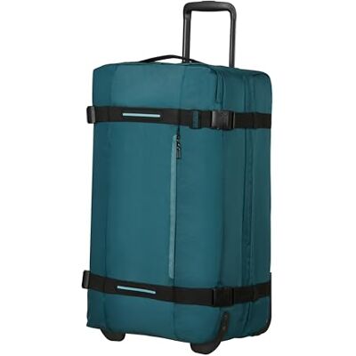 American Tourister Urban Track Reisetasche mit 2 Rollen, 68 cm, Leichte Duffle M mit 2 Fächer und TSA-Schloss, 84 L, Perfekt für Lange Reisen Blau (Totally Teal) American Tourister Urban Track Reisetasche mit 2 Rollen, 68 cm, Leichte Duffle M mit 2 Fächer und TSA-Schloss, 84 L, Perfekt für Lange Reisen Blau (Totally Teal)