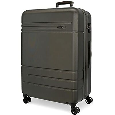 MOVOM Galaxy, Kabinenkoffer, aus ABS, einem robusten und leichten Material, seitlicher Kombinationsverschluss am Koffer für sicheres Reisen, Vier multidirektionale Doppelrollen, anthrazit, Talla MOVOM Galaxy, Kabinenkoffer, aus ABS, einem robusten und leichten Material, seitlicher Kombinationsverschluss am Koffer für sicheres Reisen, Vier multidirektionale Doppelrollen, anthrazit, Talla