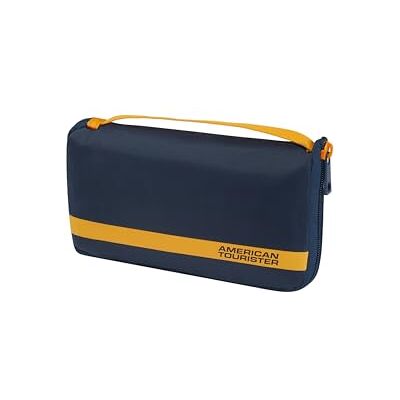American Tourister Kofferschutzhülle M, Faltbare Kofferhülle, Reisekoffer Schutz, 62 x 45 x 30 cm, Blau/Orange American Tourister Kofferschutzhülle M, Faltbare Kofferhülle, Reisekoffer Schutz, 62 x 45 x 30 cm, Blau/Orange