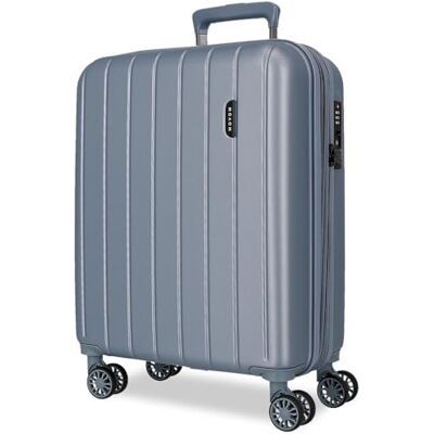 MOVOM Wood Kabinenkoffer Grau 40x55x20 cms Hartschalen ABS TSA-Schloss 38L 3,2Kgs 4 Doppelräder Erweiterbar Handgepäck MOVOM Wood Kabinenkoffer Grau 40x55x20 cms Hartschalen ABS TSA-Schloss 38L 3,2Kgs 4 Doppelräder Erweiterbar Handgepäck