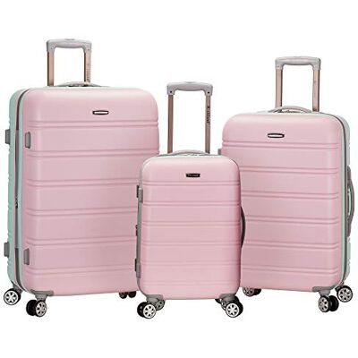 Rockland Melbourne Hardside Erweiterbares Spinner-Rad Gepäck, Minze, 3-Piece Set (20/24/28), Melbourne Hartschalen-Koffer, erweiterbar Rockland Melbourne Hardside Erweiterbares Spinner-Rad Gepäck, Minze, 3-Piece Set (20/24/28), Melbourne Hartschalen-Koffer, erweiterbar
