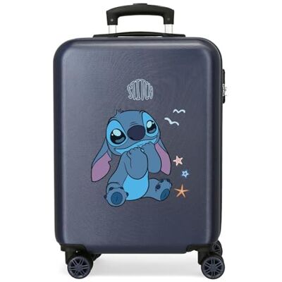 Disney Stitch Excited Luggage – Kindergepäck, Unisex-Kinder, Excited Blue Side Combination Lock 4 Wheels Handgepäck ist aus ABS, einem starren und leichten Material. Disney Stitch Excited Luggage – Kindergepäck, Unisex-Kinder, Excited Blue Side Combination Lock 4 Wheels Handgepäck ist aus ABS, einem starren und leichten Material.