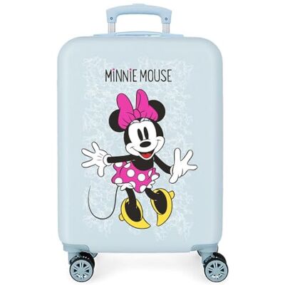 Disney Minnie Enjoy the Day Kabinenkoffer Blau 40x55x20 cms Hartschalen ABS Kombinationsschloss 34L 2,8Kgs 4 Doppelräder Handgepäck Disney Minnie Enjoy the Day Kabinenkoffer Blau 40x55x20 cms Hartschalen ABS Kombinationsschloss 34L 2,8Kgs 4 Doppelräder Handgepäck