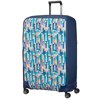 Samsonite TA Revolution Faltbare Schutzhülle für Koffer Größe XL, Kofferhülle passend für 81–86 cm, Reisekoffer Schutz, mit reflektierendem Detail, Mehrfarbig (City print) Samsonite TA Revolution Faltbare Schutzhülle für Koffer Größe XL, Kofferhülle passend für 81–86 cm, Reisekoffer Schutz, mit reflektierendem Detail, Mehrfarbig (City print)