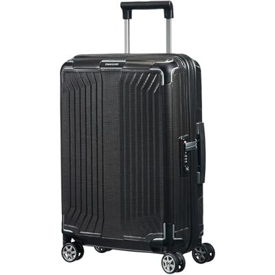 Samsonite Lite-Box Premium Handgepäck Koffer 55x40x20 cm, Hartschalen Kabinentrolley, Ryanair-/EasyJet-kompatibel, Leicht, 2.20 KG 38L Schwarz Samsonite Lite-Box Premium Handgepäck Koffer 55x40x20 cm, Hartschalen Kabinentrolley, Ryanair-/EasyJet-kompatibel, Leicht, 2.20 KG 38L Schwarz