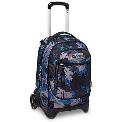 Seven TROLLEY New Tech Chromo Fluid Boy, Rucksack mit Trolleyfunktion, Schulranzen mit Rollen, 3 in 1, Abnehmbarer Rucksack, ab 1. Klasse, für Schule, Gymnasium, Reisen&Freizeit, Mädchen&Jungen Seven TROLLEY New Tech Chromo Fluid Boy, Rucksack mit Trolleyfunktion, Schulranzen mit Rollen, 3 in 1, Abnehmbarer Rucksack, ab 1. Klasse, für Schule, Gymnasium, Reisen&Freizeit, Mädchen&Jungen
