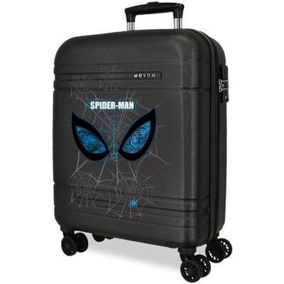 Marvel Joumma Spiderman is Watching Us Schwarzer Kabinenkoffer, 40 x 55 x 20 cm, starrer ABS-Verschluss, TSA 37L 2.8kg, 4 Doppelrollen Marvel Joumma Spiderman is Watching Us Schwarzer Kabinenkoffer, 40 x 55 x 20 cm, starrer ABS-Verschluss, TSA 37L 2.8kg, 4 Doppelrollen