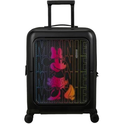 American Tourister Dashpop Disney Handgepäck Koffer 55x40x20/23 cm, Erweiterbarer Hartschalen Kabinentrolley für Ryanair & die meisten Airlines, 41/47L, Minnie Neon Gradient American Tourister Dashpop Disney Handgepäck Koffer 55x40x20/23 cm, Erweiterbarer Hartschalen Kabinentrolley für Ryanair & die meisten Airlines, 41/47L, Minnie Neon Gradient