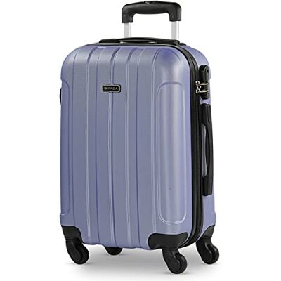 ITACA Trolley Handgepäck Cabin Trolley Koffer Reisekoffer Hartschalenkoffer mit Zahlenschloss Kabinengepäckgröße 55x35x20, Malve ITACA Trolley Handgepäck Cabin Trolley Koffer Reisekoffer Hartschalenkoffer mit Zahlenschloss Kabinengepäckgröße 55x35x20, Malve