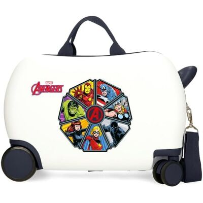 Marvel Joumma Avengers To The Power Kinderkoffer, Schwarz, 45 x 31 x 20 cm, Hart-ABS, 24,6 l, 1,8 kg, 2 Räder, Handgepäck Marvel Joumma Avengers To The Power Kinderkoffer, Schwarz, 45 x 31 x 20 cm, Hart-ABS, 24,6 l, 1,8 kg, 2 Räder, Handgepäck