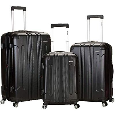 Rockland 3-Teilig Sonic Koffer-Set aus ABS Koffer-Set, 30 Liter, Schwarz Rockland 3-Teilig Sonic Koffer-Set aus ABS Koffer-Set, 30 Liter, Schwarz