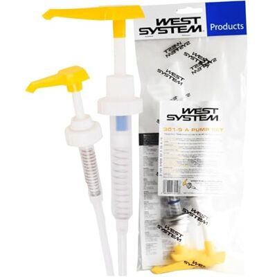 West System Pumpspender Aufsatz für Epoxidharz & Härter Gelber 5:1 Dosierpumpe Kompatibel mit A Pack 105/205/206, Präzisions-Mischset für Marineklebstoff zur Flaschenmontage West System Pumpspender Aufsatz für Epoxidharz & Härter Gelber 5:1 Dosierpumpe Kompatibel mit A Pack 105/205/206, Präzisions-Mischset für Marineklebstoff zur Flaschenmontage