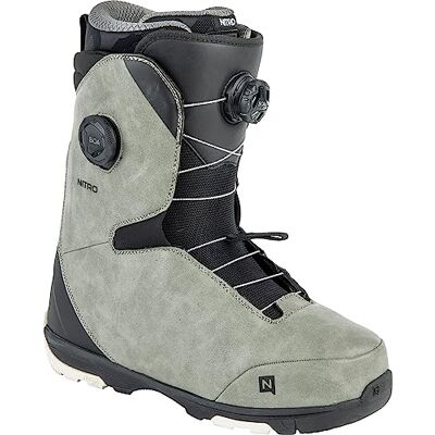 NITRO Herren Club BOA Dual All Mountain Freeride Freestyle Schnellschnürsystem Boot Snowboardboot, Grey-Black, MP 27.5 // EU 42 // US 9,5 NITRO Herren Club BOA Dual All Mountain Freeride Freestyle Schnellschnürsystem Boot Snowboardboot, Grey-Black, MP 27.5 // EU 42 // US 9,5