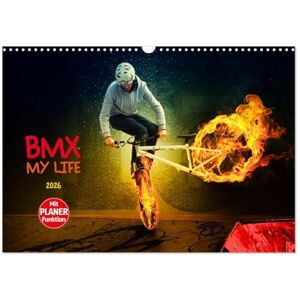 CALVENDO BMX My Life (Wandkalender 2026 DIN A3 quer), Monatskalender: Einmalig fantastische BMX Bilderwelten ( Sport) CALVENDO BMX My Life (Wandkalender 2026 DIN A3 quer), Monatskalender: Einmalig fantastische BMX Bilderwelten ( Sport)