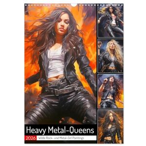 CALVENDO Heavy Metal-Queens. Wilde Rock- und Metal-Girl Paintings (Wandkalender 2026 DIN A3 hoch), Monatskalender: Rockin' Maidens zeigen Power und Leidenschaft ( Menschen) CALVENDO Heavy Metal-Queens. Wilde Rock- und Metal-Girl Paintings (Wandkalender 2026 DIN A3 hoch), Monatskalender: Rockin' Maidens zeigen Power und Leidenschaft ( Menschen)