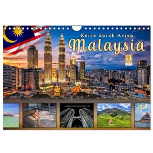 CALVENDO Reise durch Asien Malaysia (Wandkalender 2026 DIN A4 quer), Monatskalender: Malaysia, tropischer Staat im Herzen des asiatisch-pazifischen ... Kulturlandschaft. ( Orte) CALVENDO Reise durch Asien Malaysia (Wandkalender 2026 DIN A4 quer), Monatskalender: Malaysia, tropischer Staat im Herzen des asiatisch-pazifischen ... Kulturlandschaft. ( Orte)
