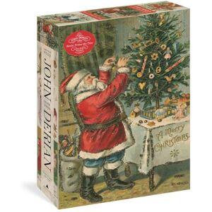 Artisan John Derian Paper Goods: Santa Trims the Tree 1,000-piece Puzzle Artisan John Derian Paper Goods: Santa Trims the Tree 1,000-piece Puzzle