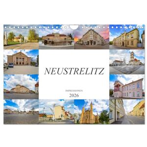 CALVENDO Neustrelitz Impressionen (Wandkalender 2026 DIN A4 quer), Monatskalender: Zwölf einmalige Bilder der Residenzstadt Neustrelitz ( Orte) CALVENDO Neustrelitz Impressionen (Wandkalender 2026 DIN A4 quer), Monatskalender: Zwölf einmalige Bilder der Residenzstadt Neustrelitz ( Orte)