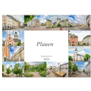 CALVENDO Plauen Impressionen (Wandkalender 2026 DIN A2 quer), Monatskalender: Eine beeindruckende Bilderreise durch das wunderschöne Plauen ( Orte) CALVENDO Plauen Impressionen (Wandkalender 2026 DIN A2 quer), Monatskalender: Eine beeindruckende Bilderreise durch das wunderschöne Plauen ( Orte)