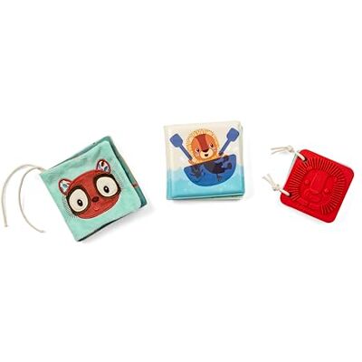 Lilliputiens Geschenkset – Jack der Löwe – Dschungel – 3 Erlebnisbücher – Silikon – Bad – Stoff – Mehrfarbig – je 10 cm – ab 3 Monaten – 83655 Lilliputiens Geschenkset – Jack der Löwe – Dschungel – 3 Erlebnisbücher – Silikon – Bad – Stoff – Mehrfarbig – je 10 cm – ab 3 Monaten – 83655