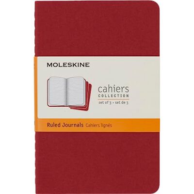 Moleskine Classic Notizbuch, Kariertes Papier, Weicher Einband und Gummibandverschluss, Pocket-Format 9 x 14 cm, Farbe Rot, 192 Seiten Moleskine Classic Notizbuch, Kariertes Papier, Weicher Einband und Gummibandverschluss, Pocket-Format 9 x 14 cm, Farbe Rot, 192 Seiten