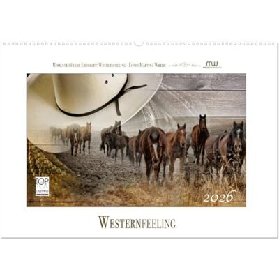 CALVENDO Western-Feeling (Wandkalender 2026 DIN A2 quer), Monatskalender: Westernreiten ... Faszination und Leidenschaft ( Hobbys) CALVENDO Western-Feeling (Wandkalender 2026 DIN A2 quer), Monatskalender: Westernreiten ... Faszination und Leidenschaft ( Hobbys)