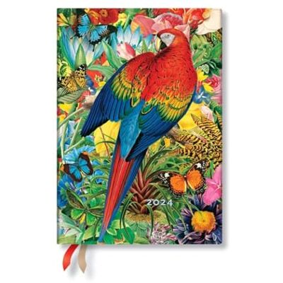 Paperblanks Tropical Garden (Nature Montages) Midi Verso 12-month Dayplanner 2024 Paperblanks Tropical Garden (Nature Montages) Midi Verso 12-month Dayplanner 2024
