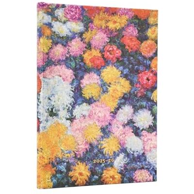 Paperblanks 2026 Monet's Chrysanthemums Midi 18-month Horizontal Hardcover Flexi Dayplanner 2025-2026 (Elastic Band Closure) Paperblanks 2026 Monet's Chrysanthemums Midi 18-month Horizontal Hardcover Flexi Dayplanner 2025-2026 (Elastic Band Closure)