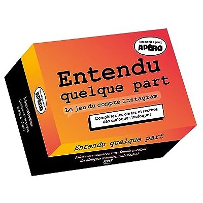 FIRST Petit apéro Entendu quelque part FIRST Petit apéro Entendu quelque part