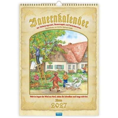 TROTSCH TRÖTSCH Großbildkalender Bauernkalender 2027 mit Wetterprognosen Bauernregeln und Ferienterminen TROTSCH TRÖTSCH Großbildkalender Bauernkalender 2027 mit Wetterprognosen Bauernregeln und Ferienterminen
