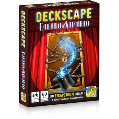 dV Giochi DV Spiele Deckscape-Hinter der Sipario-EIN Escape Room Pocket Italienische Edition, Mehrfarbig, DVG5703 dV Giochi DV Spiele Deckscape-Hinter der Sipario-EIN Escape Room Pocket Italienische Edition, Mehrfarbig, DVG5703