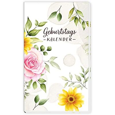 TROTSCH TRÖTSCH Taschenkalender Geburtstagskalender Blumen Jahresunabhängiges Geburtstagskalenderbuch Eintragebuch Geburtstagsplaner Immerwährend TROTSCH TRÖTSCH Taschenkalender Geburtstagskalender Blumen Jahresunabhängiges Geburtstagskalenderbuch Eintragebuch Geburtstagsplaner Immerwährend