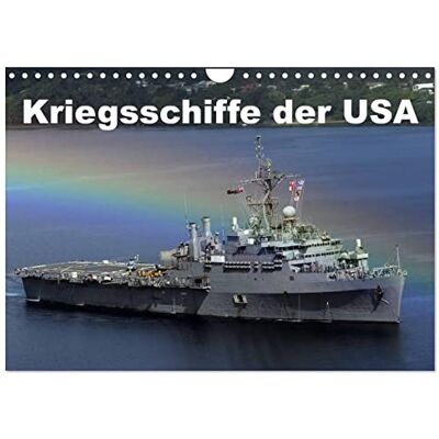 CALVENDO Kriegsschiffe der USA (Wandkalender 2026 DIN A4 quer), Monatskalender: Moderne Kampfschiffe auf den Weltmeeren ( Technologie) CALVENDO Kriegsschiffe der USA (Wandkalender 2026 DIN A4 quer), Monatskalender: Moderne Kampfschiffe auf den Weltmeeren ( Technologie)