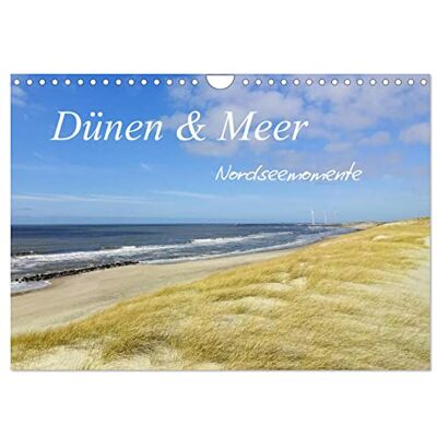 CALVENDO Dünen und Meer Nordseemomente (Wandkalender 2026 DIN A4 quer), Monatskalender: Die rauhe Nordseelandschaft verzaubert durch Licht und Farben ( Orte) CALVENDO Dünen und Meer Nordseemomente (Wandkalender 2026 DIN A4 quer), Monatskalender: Die rauhe Nordseelandschaft verzaubert durch Licht und Farben ( Orte)