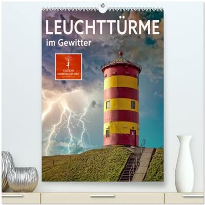 CALVENDO Leuchttürme im Gewitter (hochwertiger Premium Wandkalender 2026 DIN A2 hoch), Kunstdruck in Hochglanz: Leuchttürme, faszinierende Bauwerke und ... Gewitterstimmung. ( Orte) CALVENDO Leuchttürme im Gewitter (hochwertiger Premium Wandkalender 2026 DIN A2 hoch), Kunstdruck in Hochglanz: Leuchttürme, faszinierende Bauwerke und ... Gewitterstimmung. ( Orte)