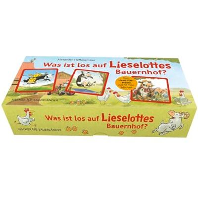 FISCHERVERLAGE Was ist los auf Lieselottes Bauernhof?: Mein Lieselotte-Memo mit 10 Trio-Motiven Ein lustiges Spiel für Kinder ab 4 Jahren FISCHERVERLAGE Was ist los auf Lieselottes Bauernhof?: Mein Lieselotte-Memo mit 10 Trio-Motiven Ein lustiges Spiel für Kinder ab 4 Jahren